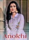 Fg Anokhi 1 Latest Fancy Designer Chanderi With Zari Lining Hand Embroidery Work Flair Festive Wear Kurti Collection